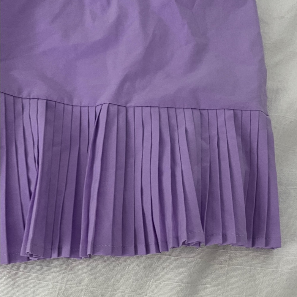 SPANX Purple Pleated Skater Skirt - Picture 5 of 5